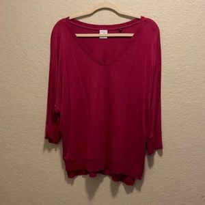 Cabi tempt tee, pink, EUC